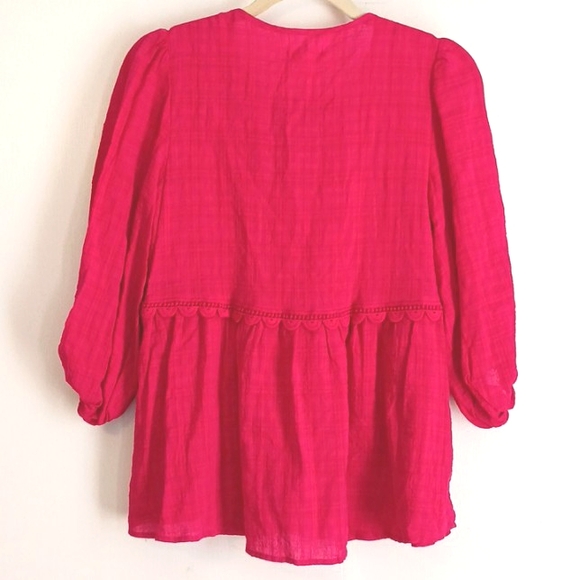 Max Studio " Cerise" Boho Blouse in Size XS (NWT) - Picture 6 of 10